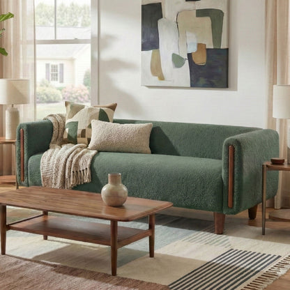 3 Seater Sofa With Armrests For Living Room Noble House