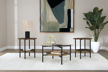 Delfin - Round Coffee Table Set Coaster Fine Furniture