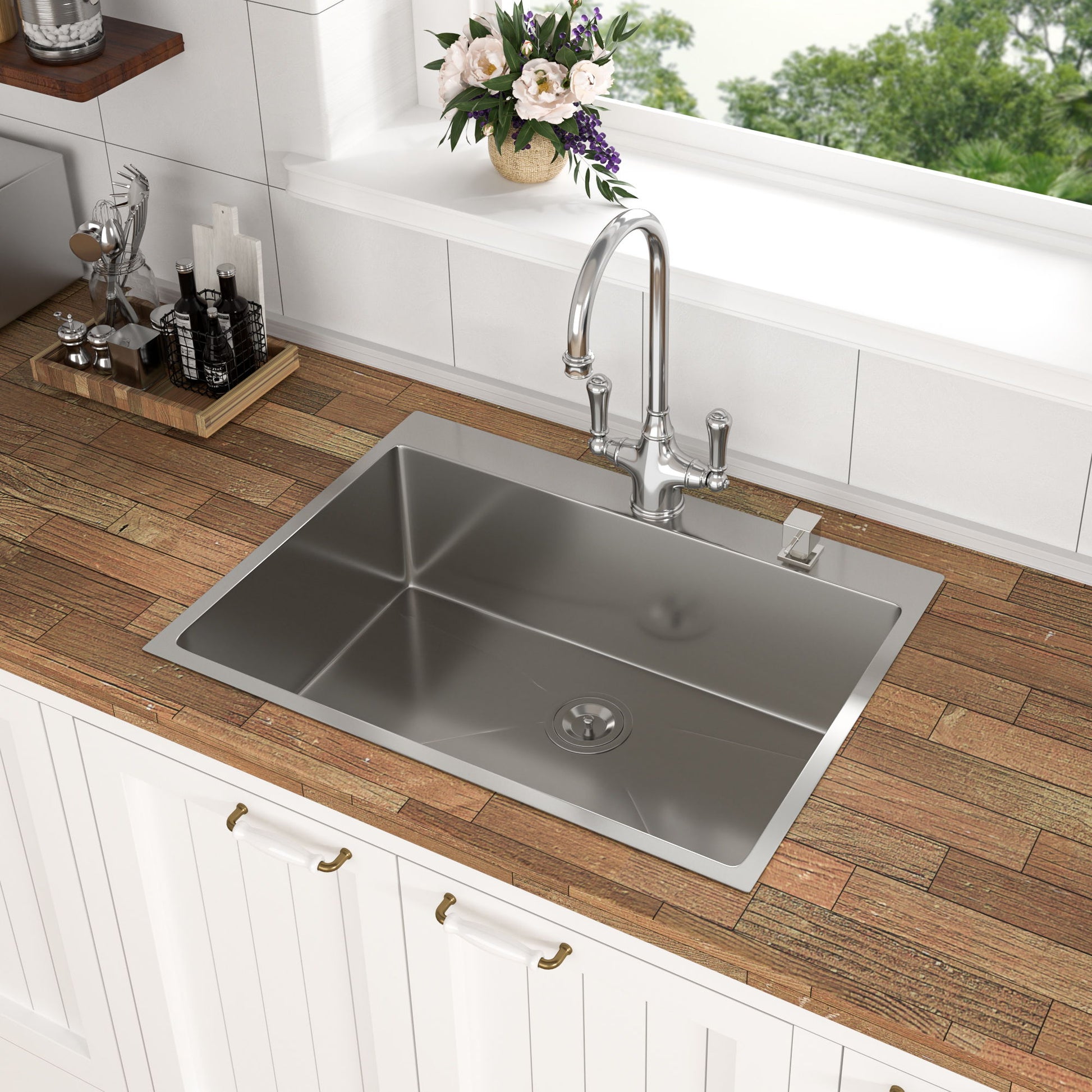 Topmount Stainless Steel Kitchen Sink Daily Nest