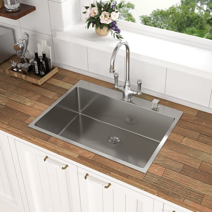 Topmount Stainless Steel Kitchen Sink Daily Nest