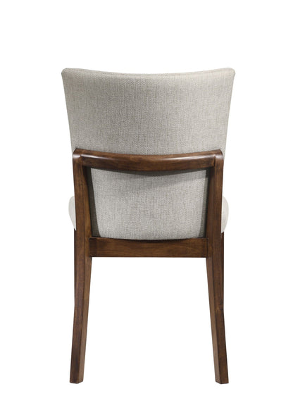 Salerno - Side Chair (Set of 2) - Gray / Brown Crown Mark