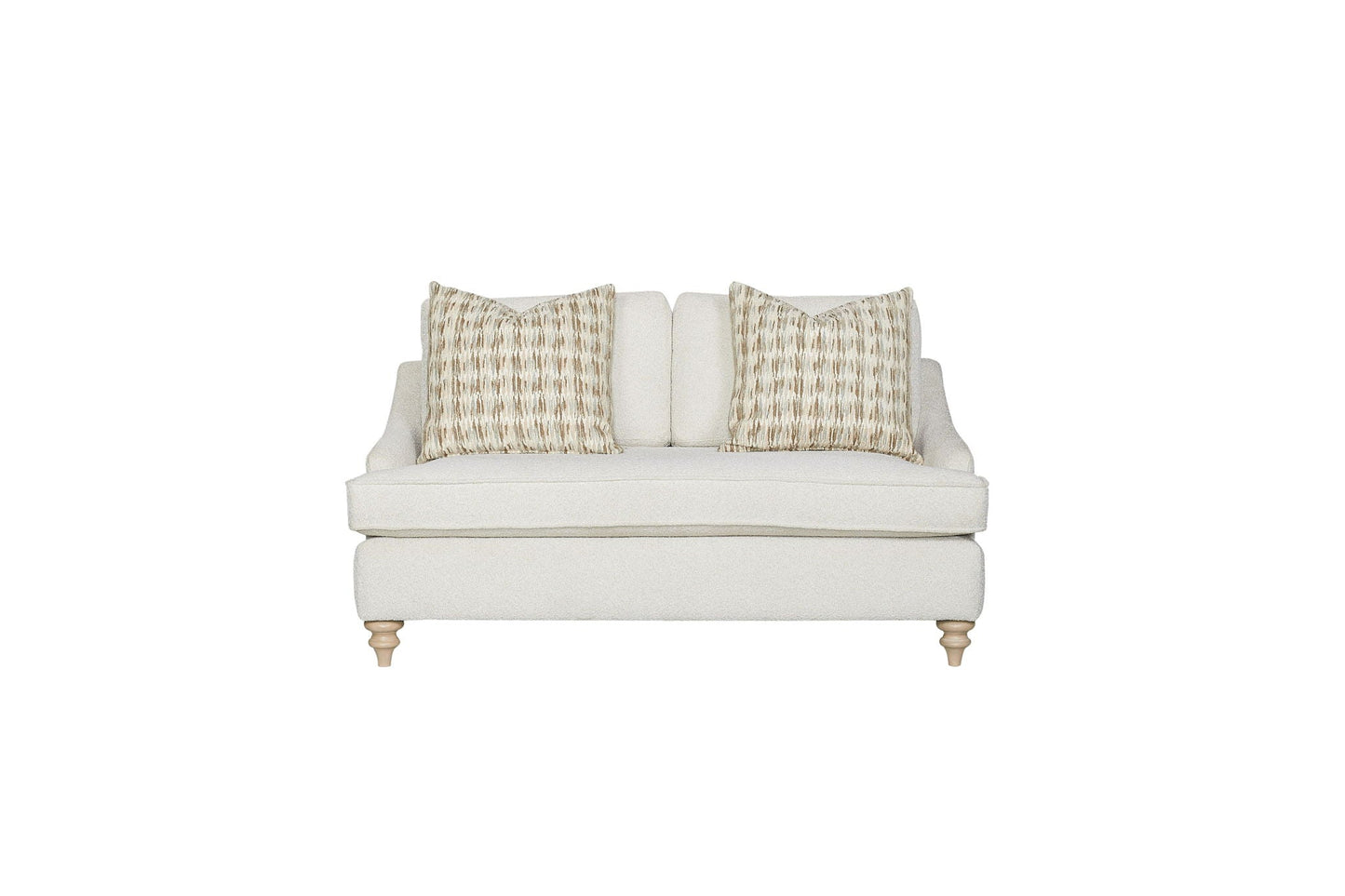Loveseat Reversable Cushion With 2 Pillows - Off White Bernards Furniture