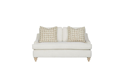 Loveseat Reversable Cushion With 2 Pillows - Off White Bernards Furniture