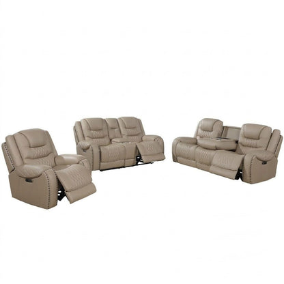 Power Motion Sofa Set With USB Ports And Adjustable Headrests Home Essentials