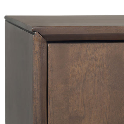 Banting - Mid Century Sideboard With Centre Drawers - Walnut Brown Simpli-Home