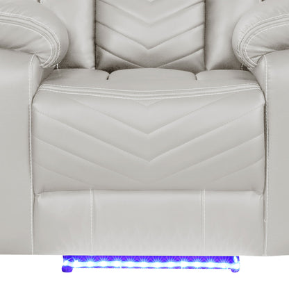 Challenger - LED Power Recliner Chair Matrix Furniture Group