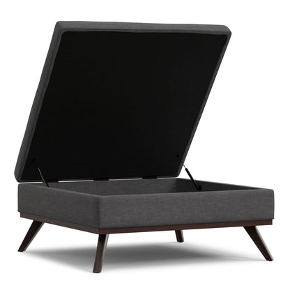 Owen - Multifunctional Square Coffee Table Storage Ottoman Simpli-Home