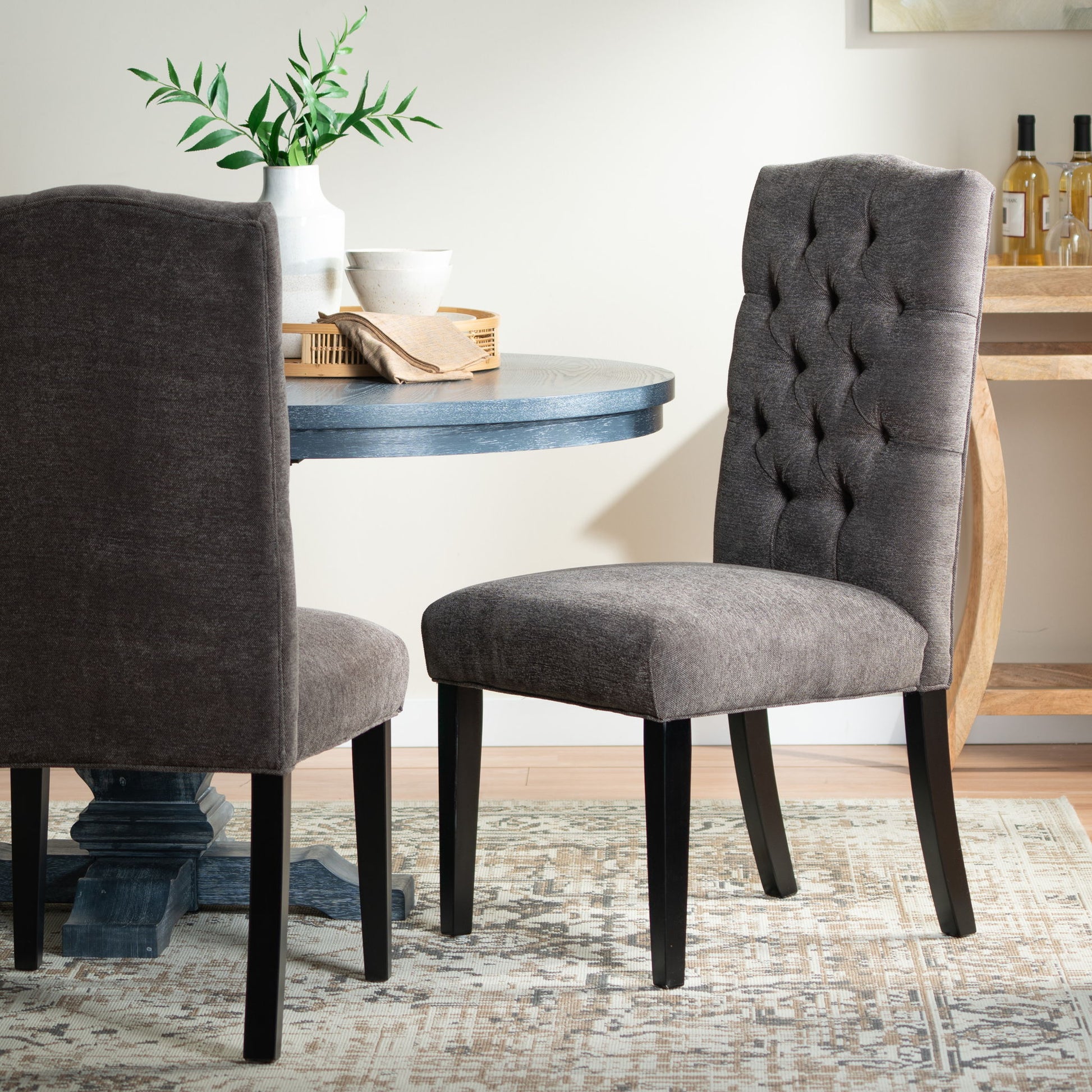 Harriet - Tufted Dining Chair With Button Tufting And Diamond Stitching Noble House