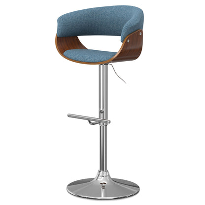 Sheldon - Upholstered Adjustable Swivel Bar Stool Simpli-Home