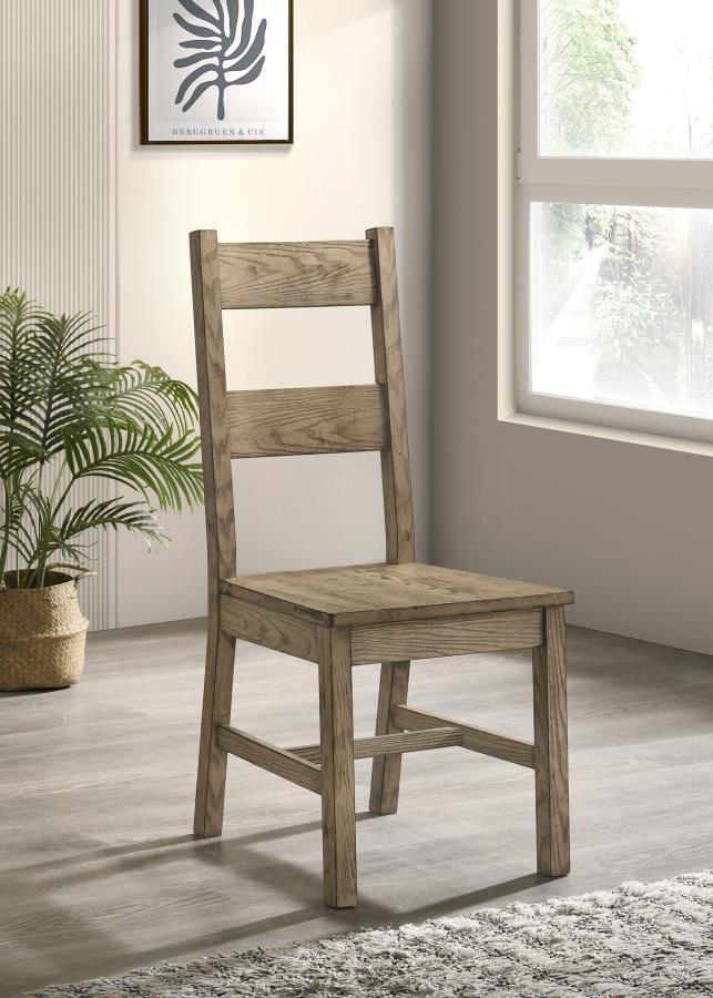 Cardova - Solid Wood Dining Side Chair (Set of 2) - Vineyard Oak Coaster Fine Furniture