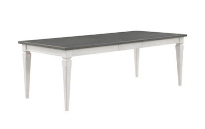 Katia - Dining Table With Leaf - Gray / White Acme