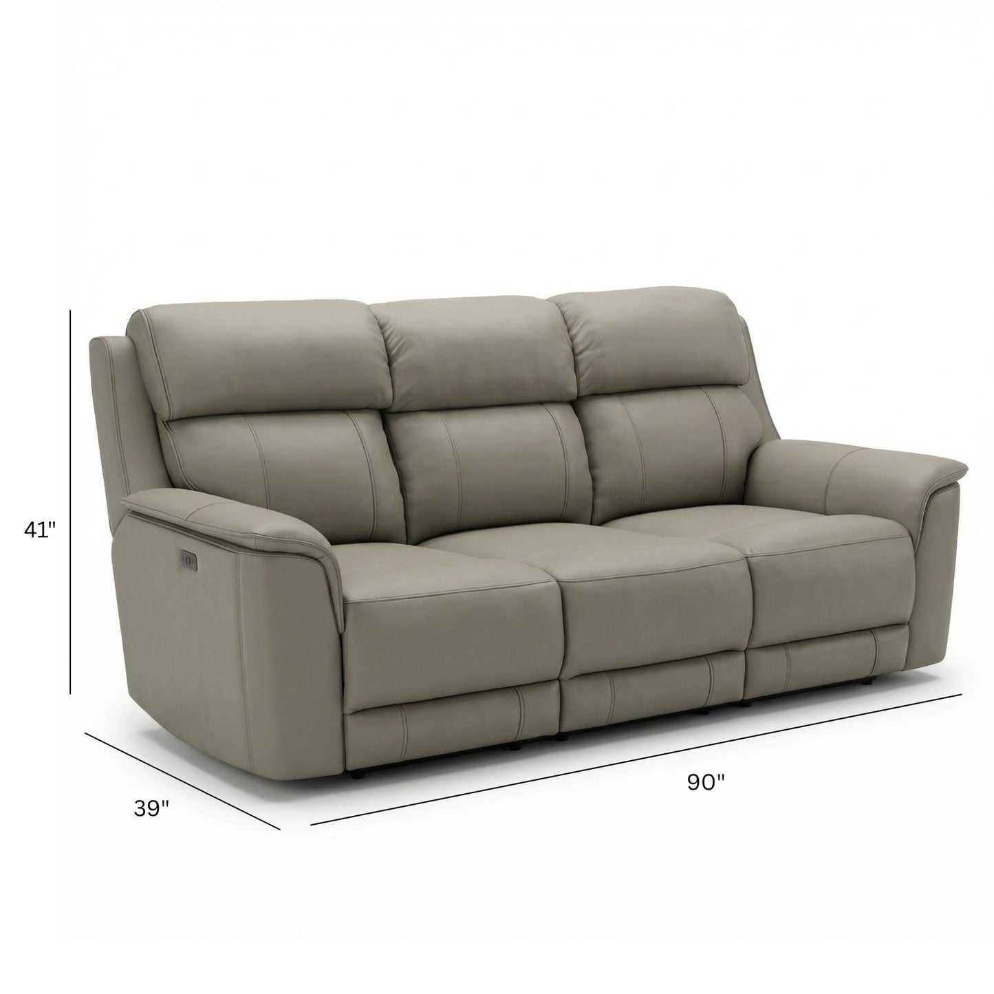 Oslo - Dual Power Reclining Sofa Home Essentials