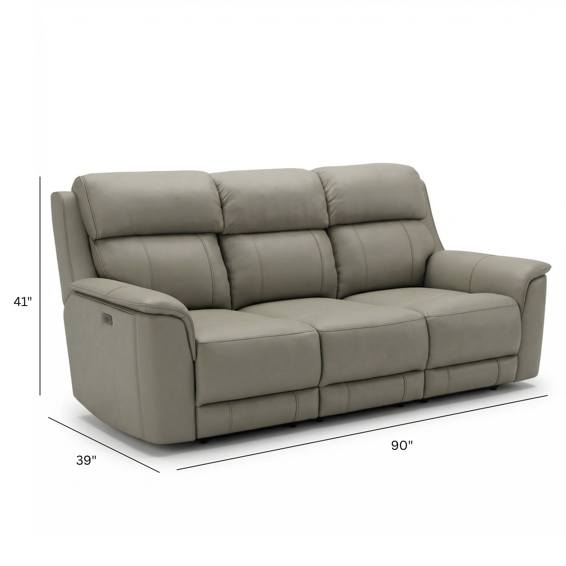 Oslo - Dual Power Reclining Sofa Home Essentials