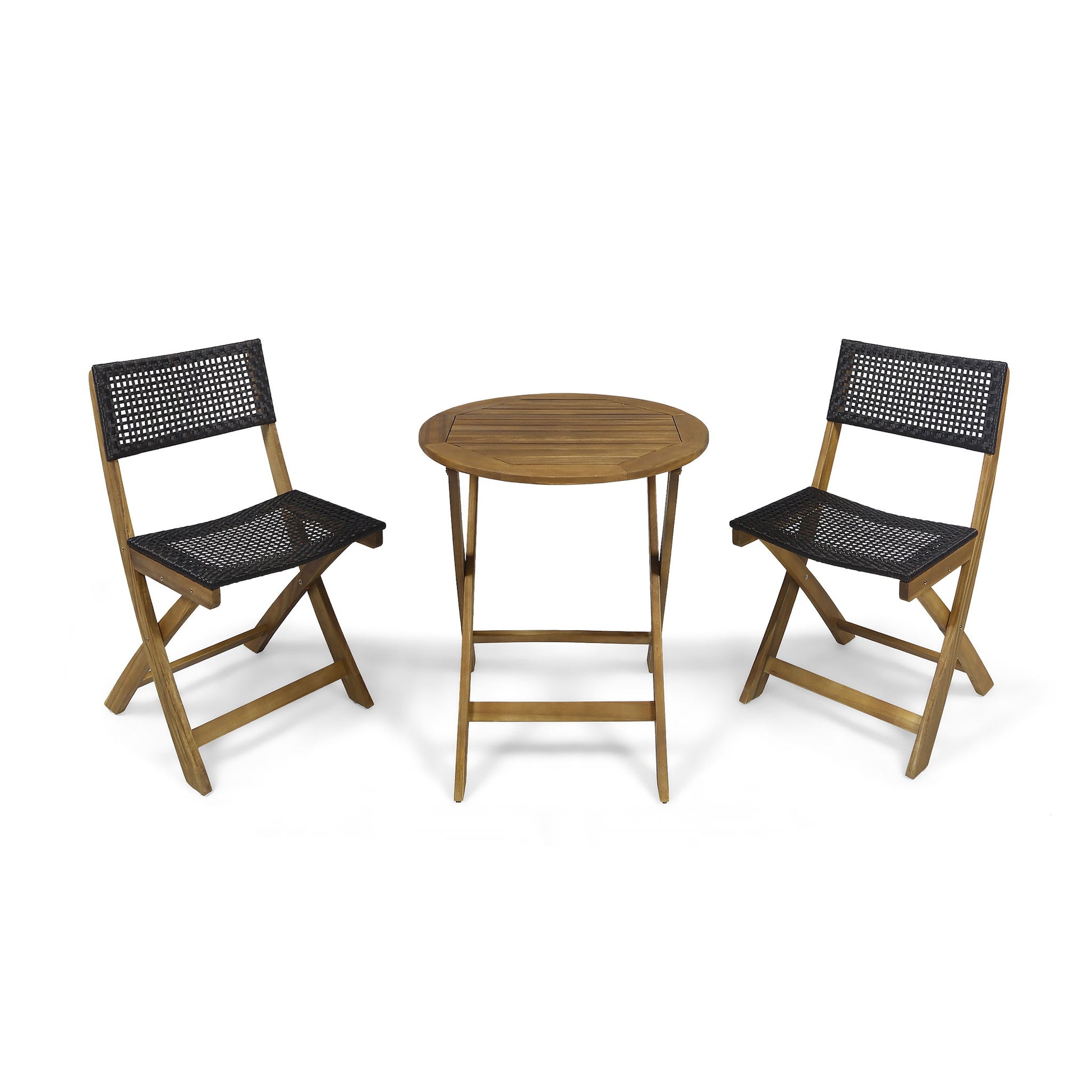 Evergreen - Outdoor Dining Set With Dining Table And 2 Chair Noble House