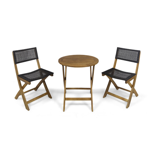 Evergreen - Outdoor Dining Set With Dining Table And 2 Chair Noble House
