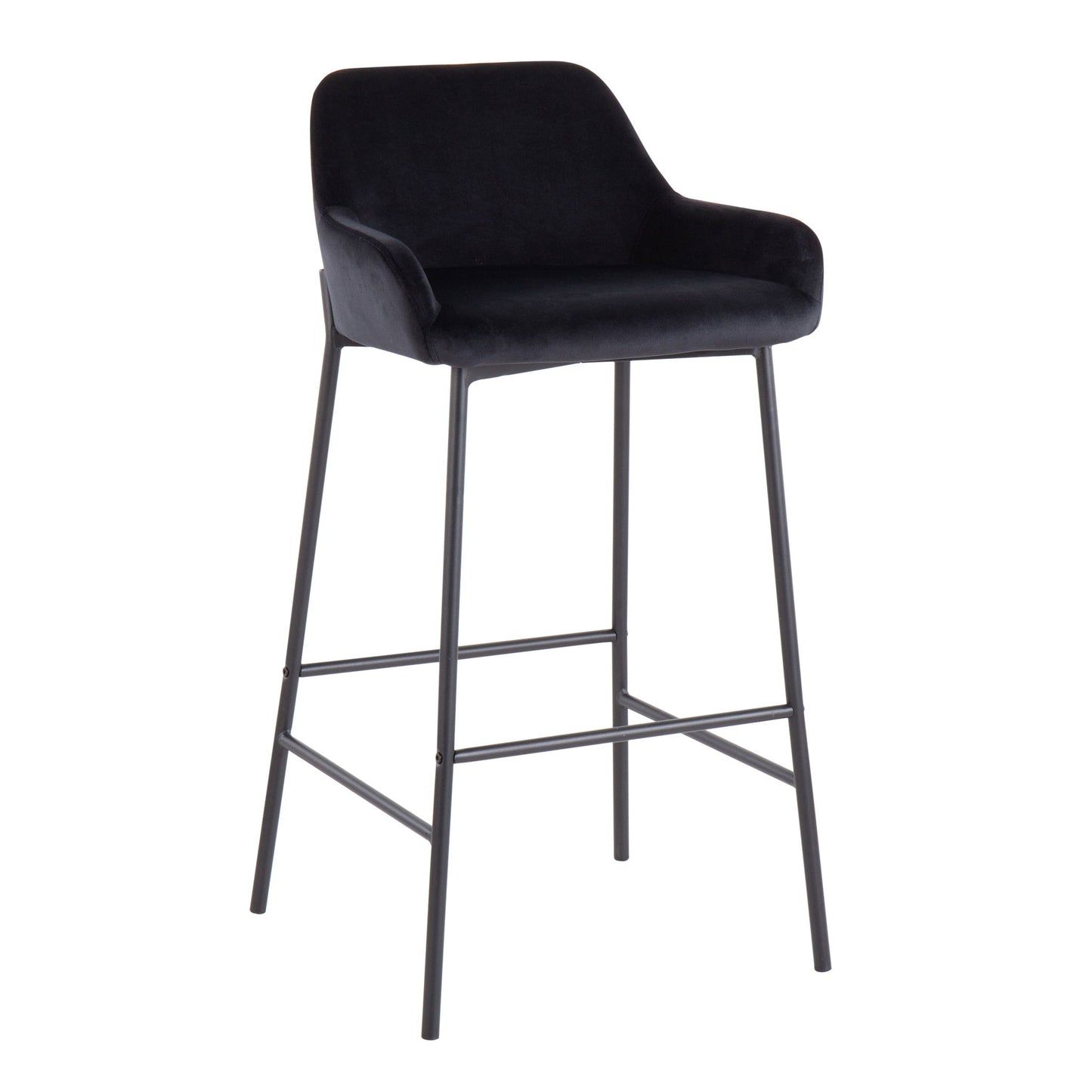 Daniella - Industrial Fixed Height Bar Stool (Set of 2) Lumi Source