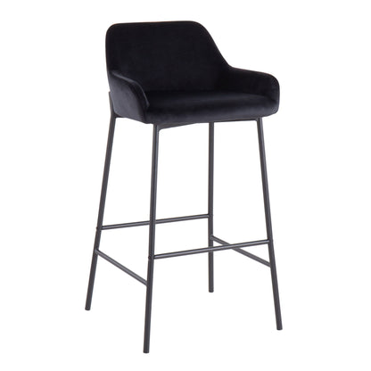 Daniella - Industrial Fixed Height Bar Stool (Set of 2) Lumi Source