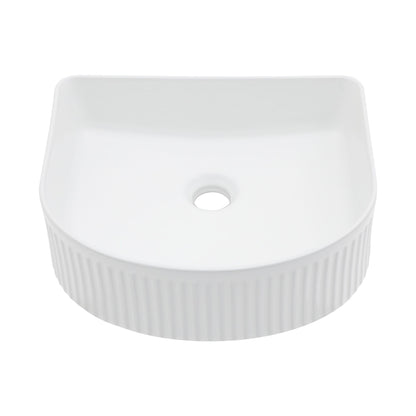 Vessel Bathroom Sink With Design - White Daily Nest
