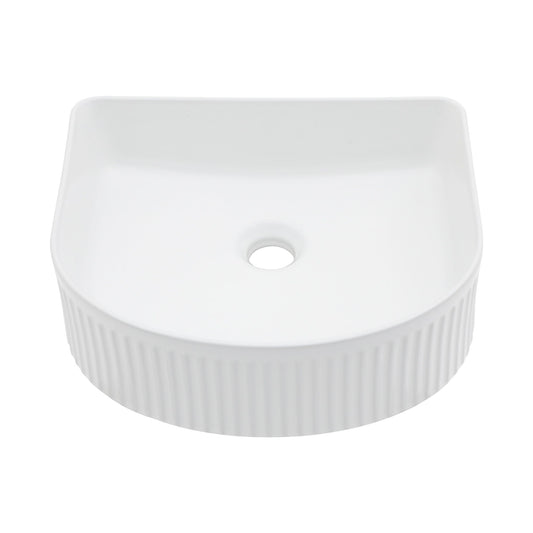 Vessel Bathroom Sink With Design - White Daily Nest