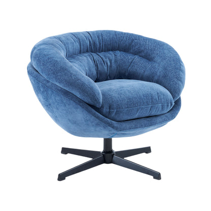 Modern Chenille Office Chair With 360 Degree Swivel Noble House