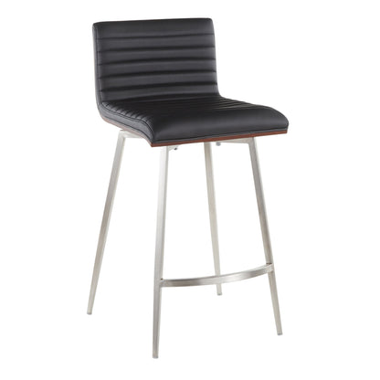 Mason - Contemporary Swivel Counter Stool (Set of 2) Lumi Source
