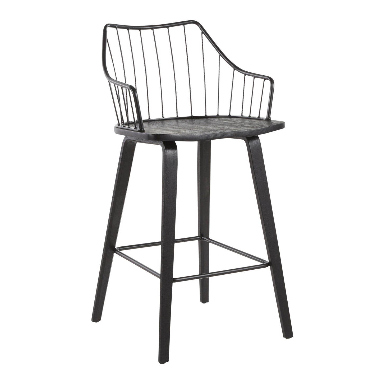 Winston - Farmhouse Counter Stool Lumi Source