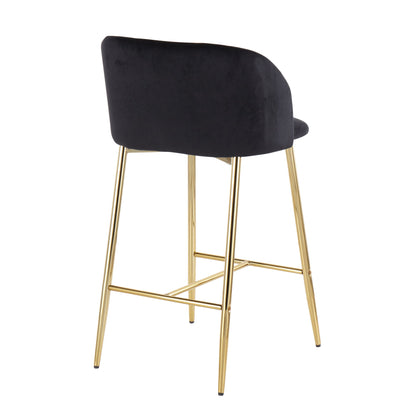 Fran - Contemporary Counter Stool (Set of 2) Lumi Source