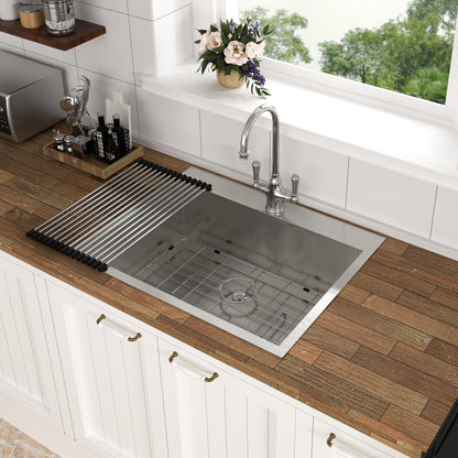 Stainless Steel Drop In Kitchen Sink, Topmount Daily Nest