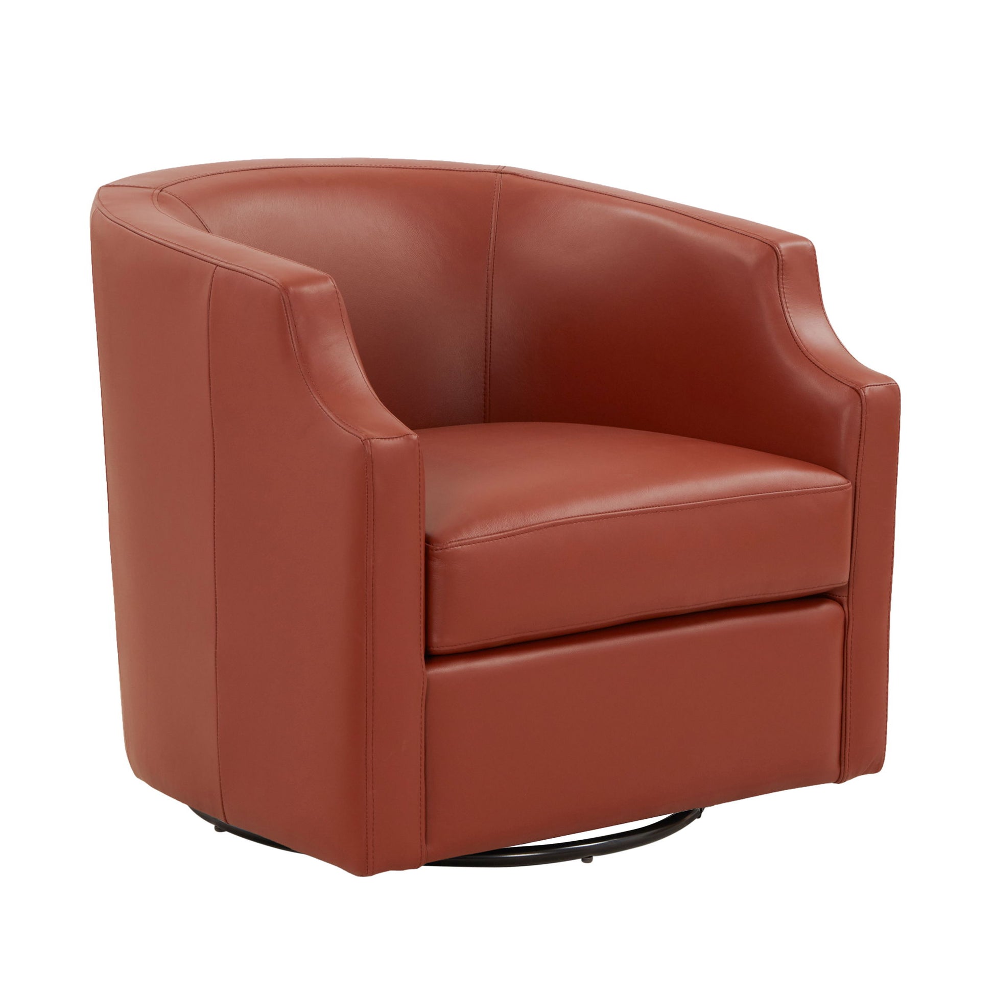 Emmett - Swivel Glider Barrel Chair With Clip Arm Design Ridgecrest Home