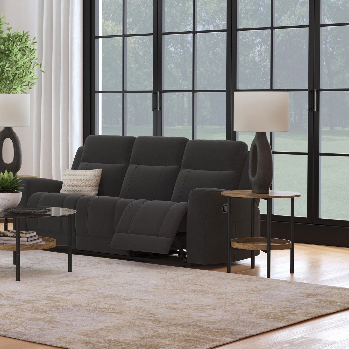 Slater - Reclining Sofa With Manual Recline Furniture Max