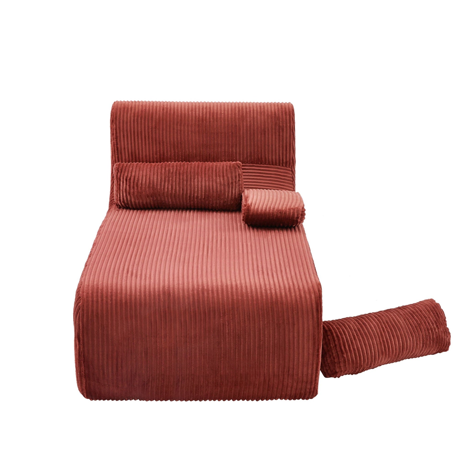 Modern Chaise With Ergonomic Design Hearth and Haven