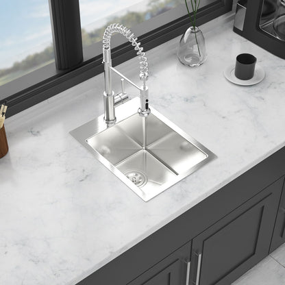 Stainless Steel Drop In Kitchen Sink, Topmount Daily Nest