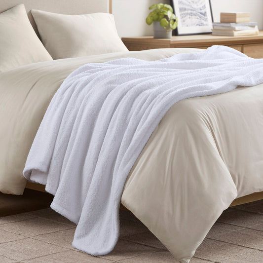 Dream Soft - Twin Blanket - White