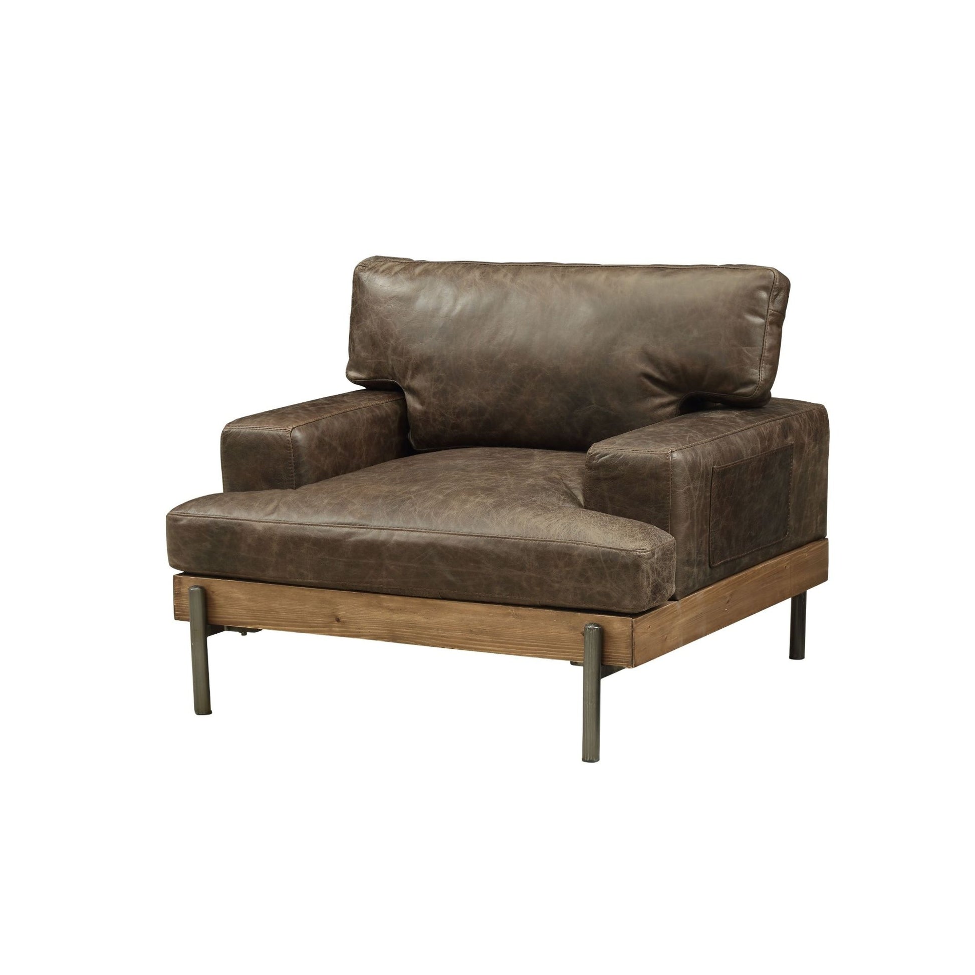 Silchester - Chair - Chocolate / Oak Home Essentials
