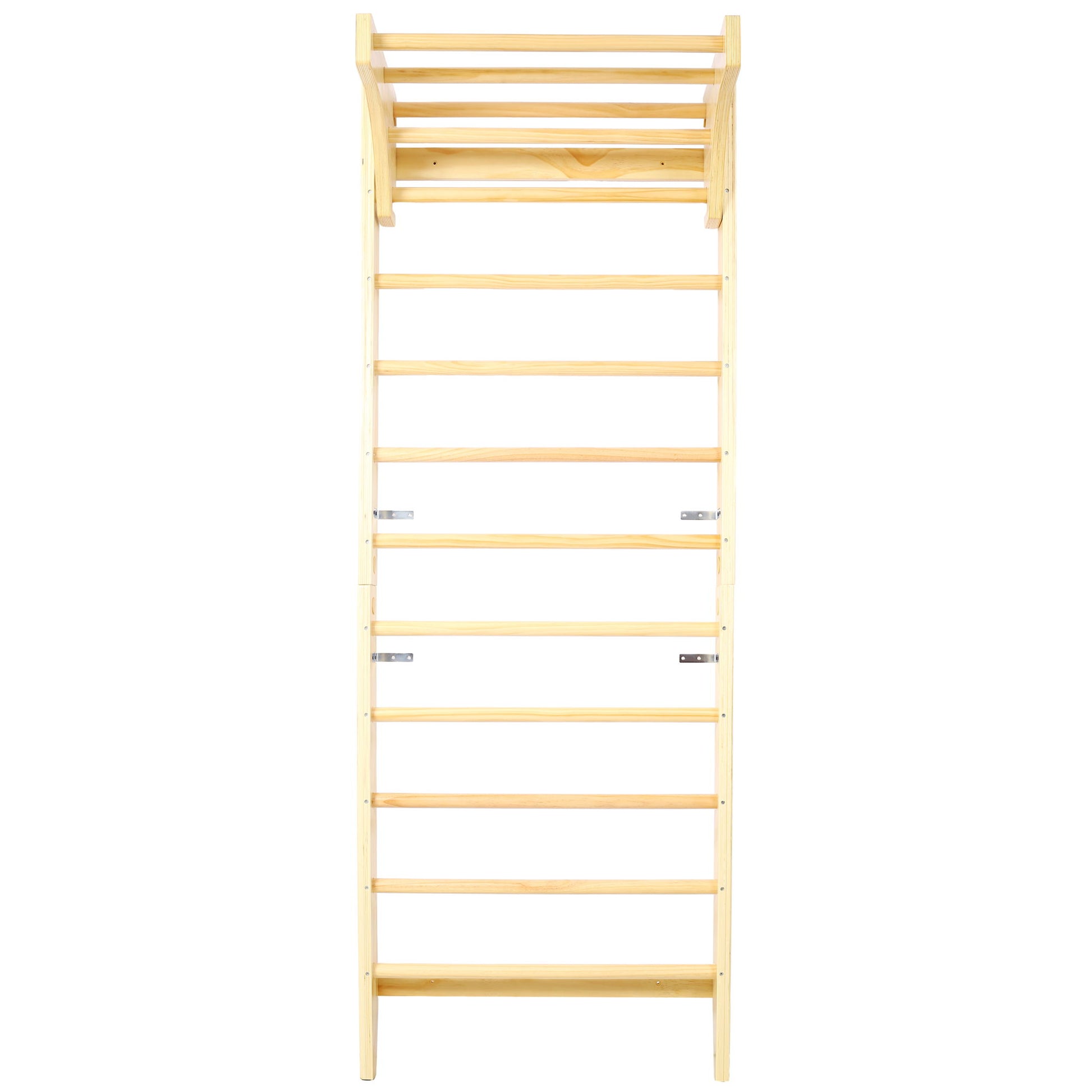 Swedish Ladder, Stall Bars Set For Physical Therapy & Gymnastics - Natural Daily Nest