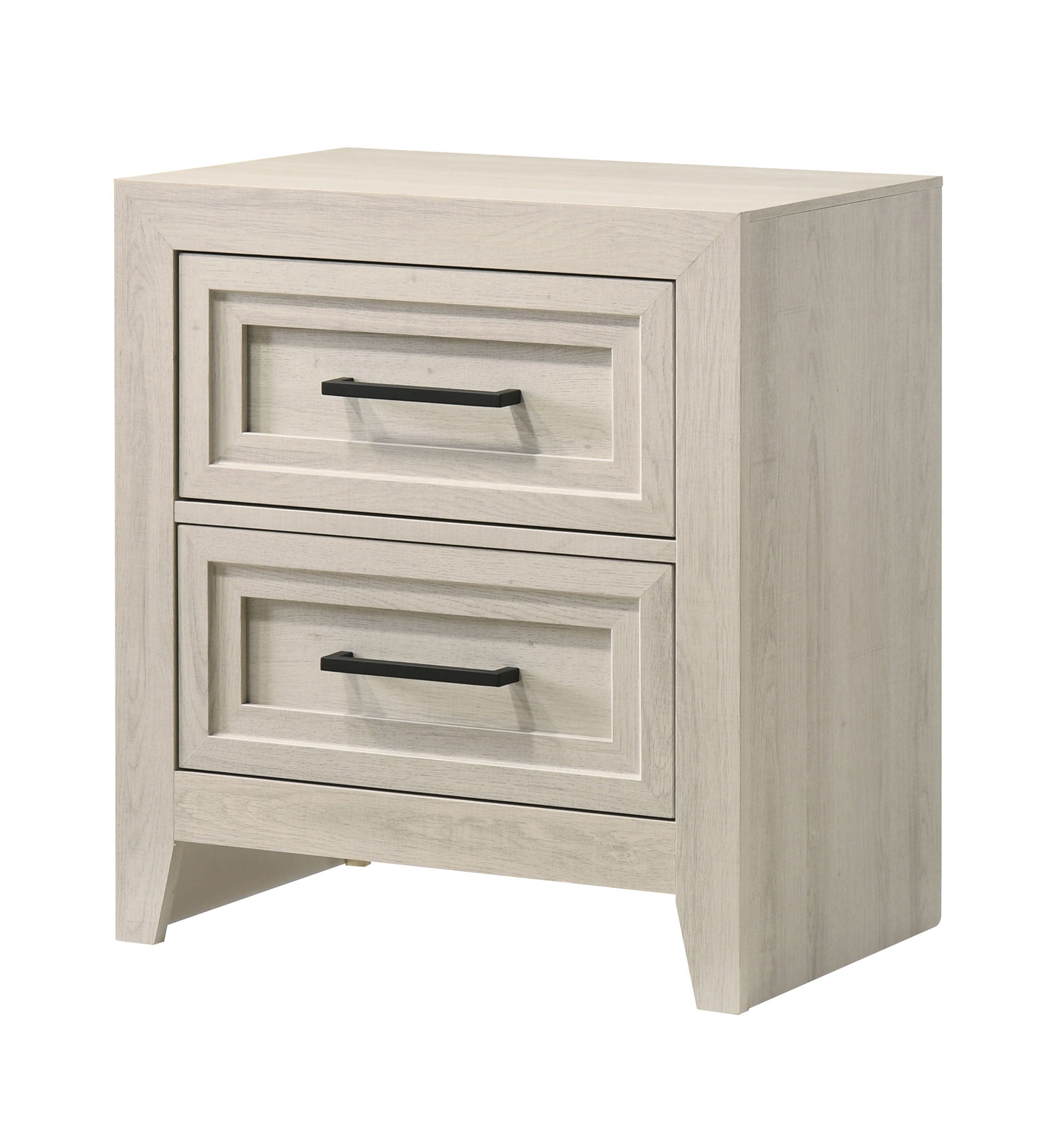 Lorraine - Nightstand - Antique White Crown Mark