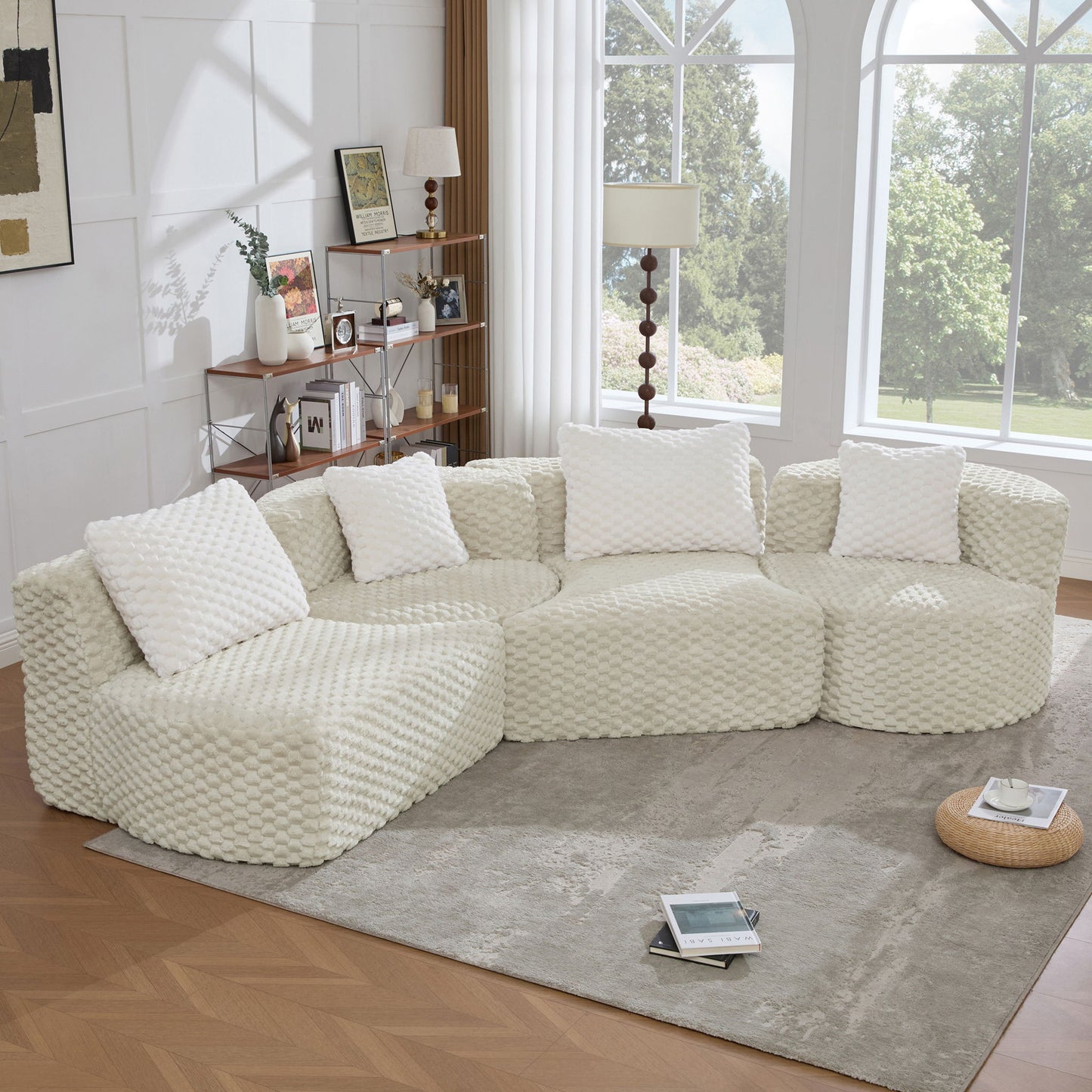 Modular Sectional Sofa With Free Combination Design Hearth and Haven