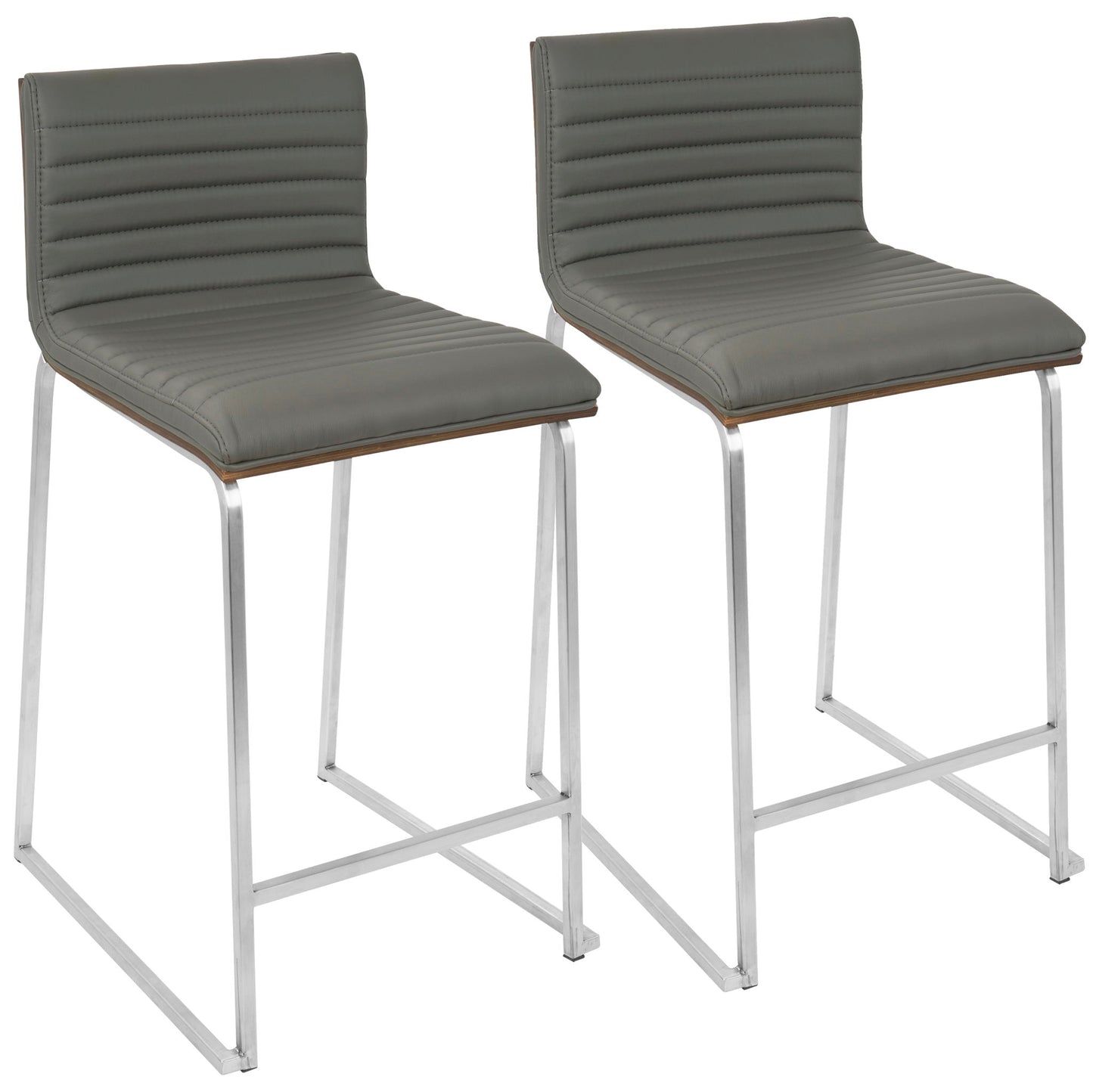 Mara - Contemporary Elegant Design Counter Stool (Set of 2) Lumi Source