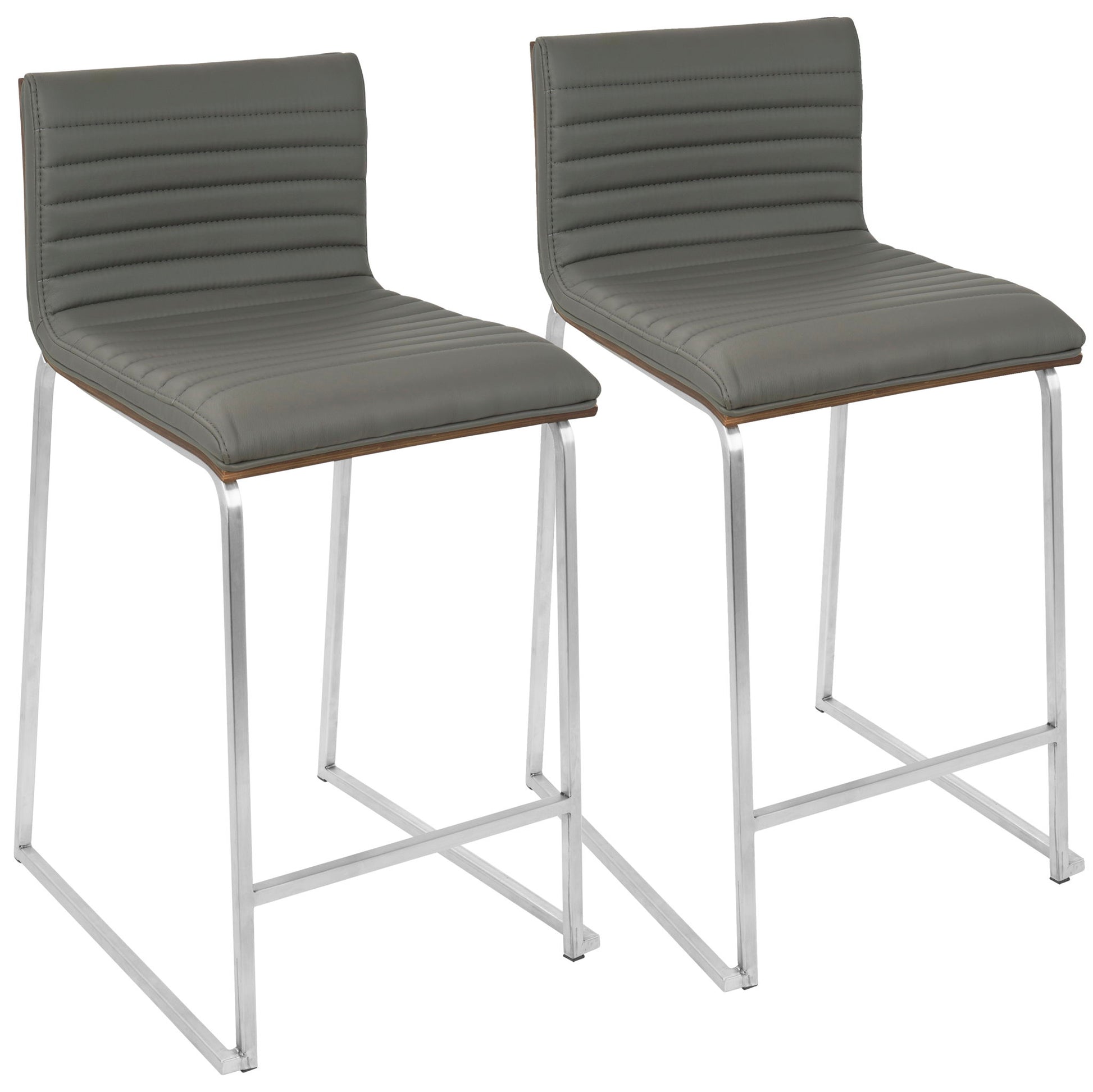 Mara - Contemporary Elegant Design Counter Stool (Set of 2) Lumi Source