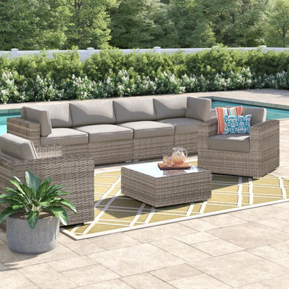 Sectional, Stylish Entertainment, Outdoor Living LSI Patio Furniture