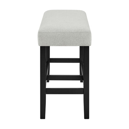 Marbel - Counter Height Bench - Dove Crown Mark