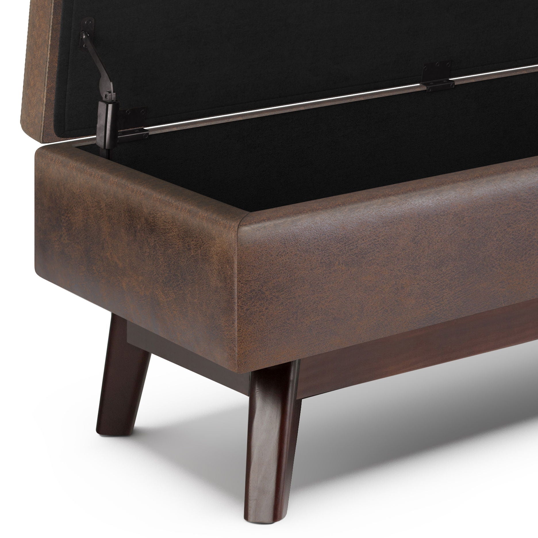 Owen - Upholstered Rectangular Storage Ottoman Simpli-Home