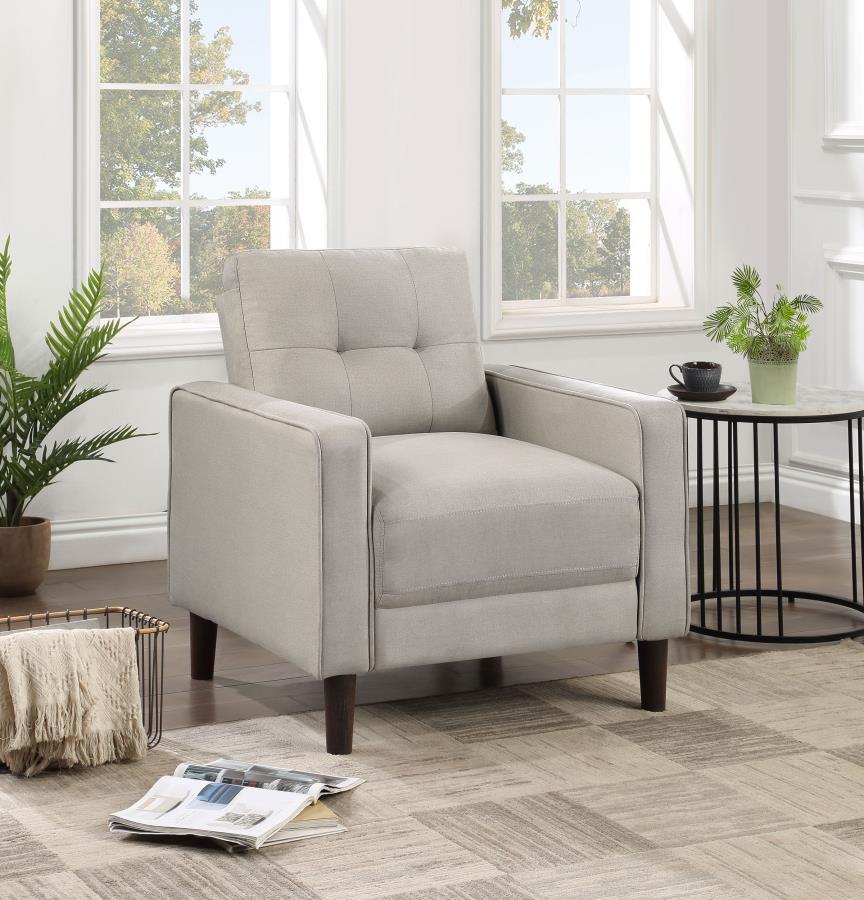 Bowen - Upholstered Track Arm Tufted Accent Chair Coaster Fine Furniture