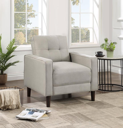 Bowen - Upholstered Track Arm Tufted Accent Chair Coaster Fine Furniture