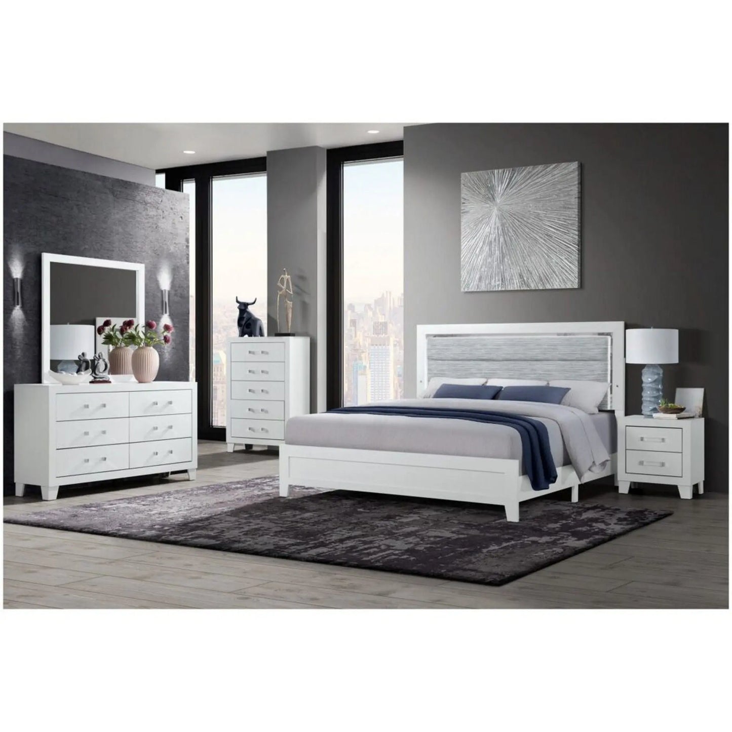 Omoda - Mirror - White Global Furniture USA