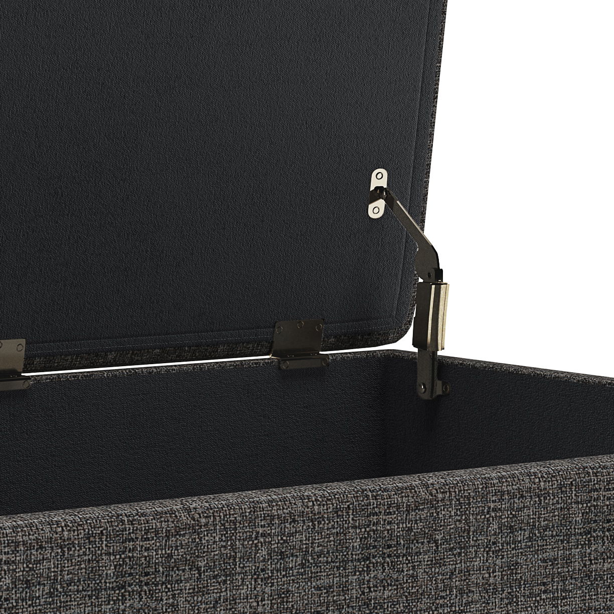 Owen - Upholstered Rectangular Storage Ottoman Simpli-Home