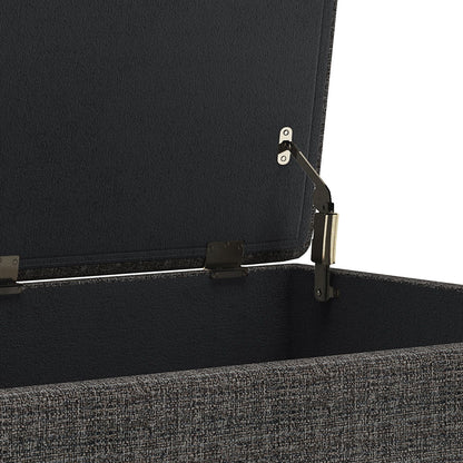 Owen - Upholstered Rectangular Storage Ottoman Simpli-Home