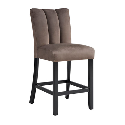 Vega - 5 Piece Counter Dining Room Set - Gray / Black Crown Mark