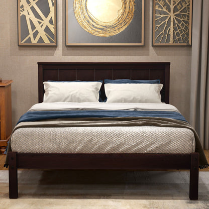 Platform Bed Frame With Headboard Hearth and Haven