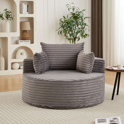 Modern Single Sofa With Backrest Pillow For Living Room Home Essentials